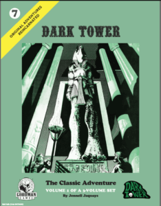 Dark Tower cover with original Jaquays art